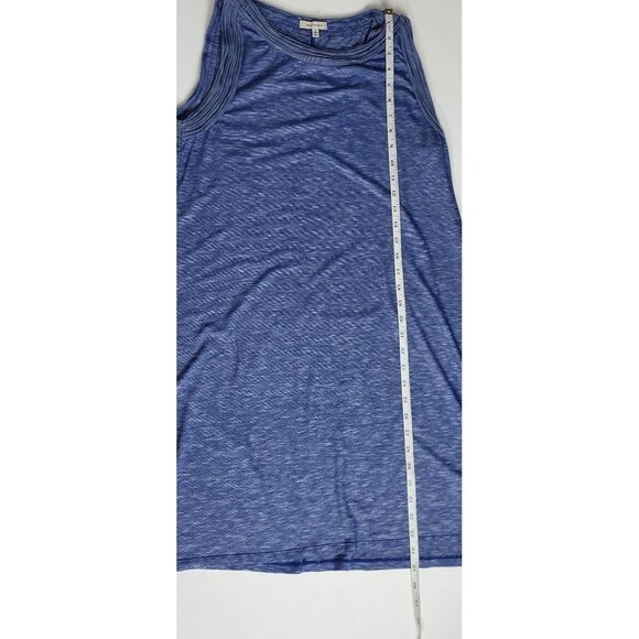 Max Studio Sleeveless Blue Ribbed Knit Dress Size Small - Picture 5 of 9